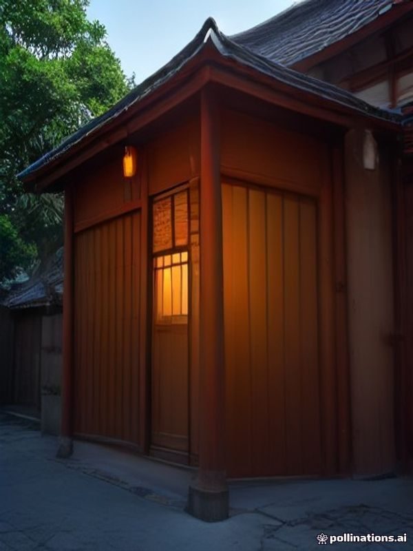 竖屏手机界面展示深色模式下的分类导航页，橙色高亮条标出当前频道，桌面摆放水杯与笔记本